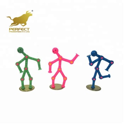 Flexible magnetic man refrigerator mini q man magnet toys