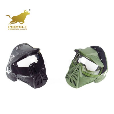 CS tactical plastic war game paintball protection military full face mask