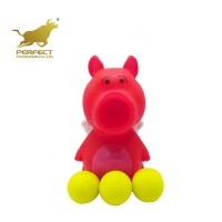 air power squeeze ball shoot rubber animal popper toy