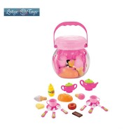 Hot selling kids pretend pink tea cup kitchen toy